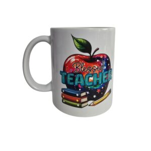Blessed Teacher Ceramic Mug – Custom Gift for Educators