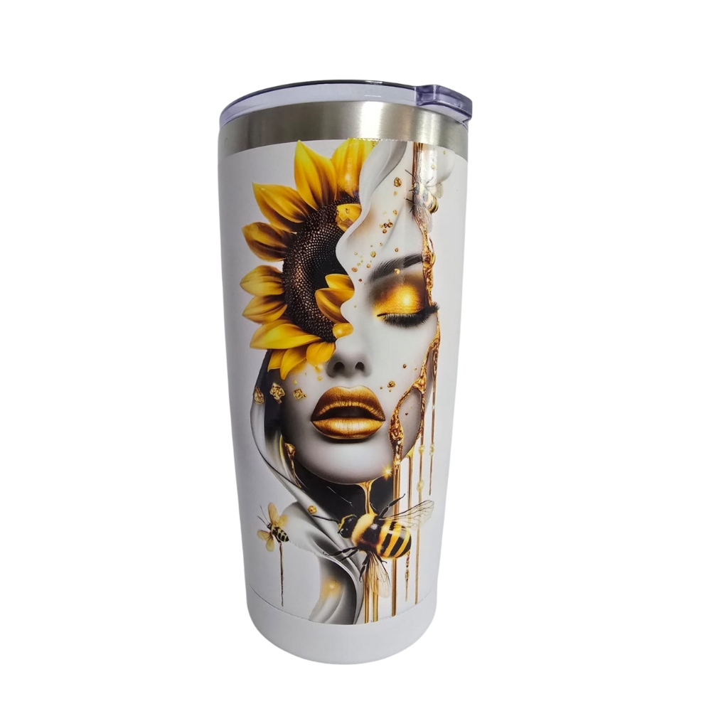 sunflower Custom Stainless Steel Tumbler