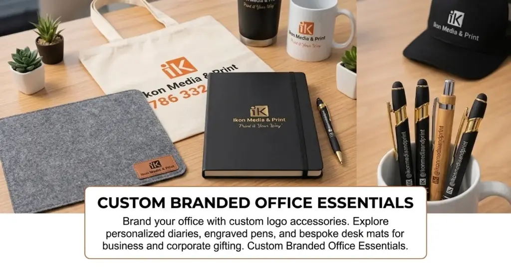 Custom branding kit, ikon media print