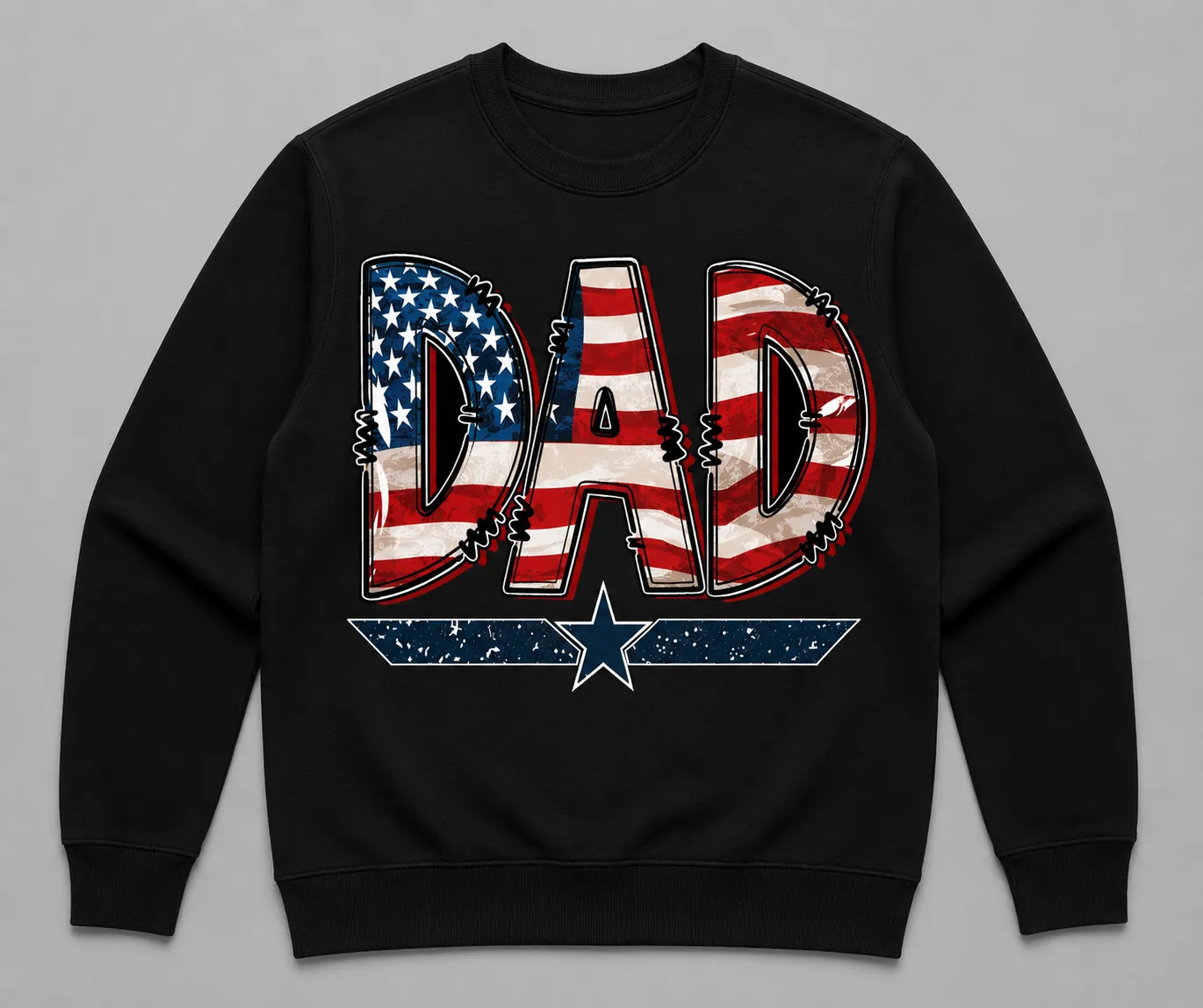 American Flag Dad Sweatshirt