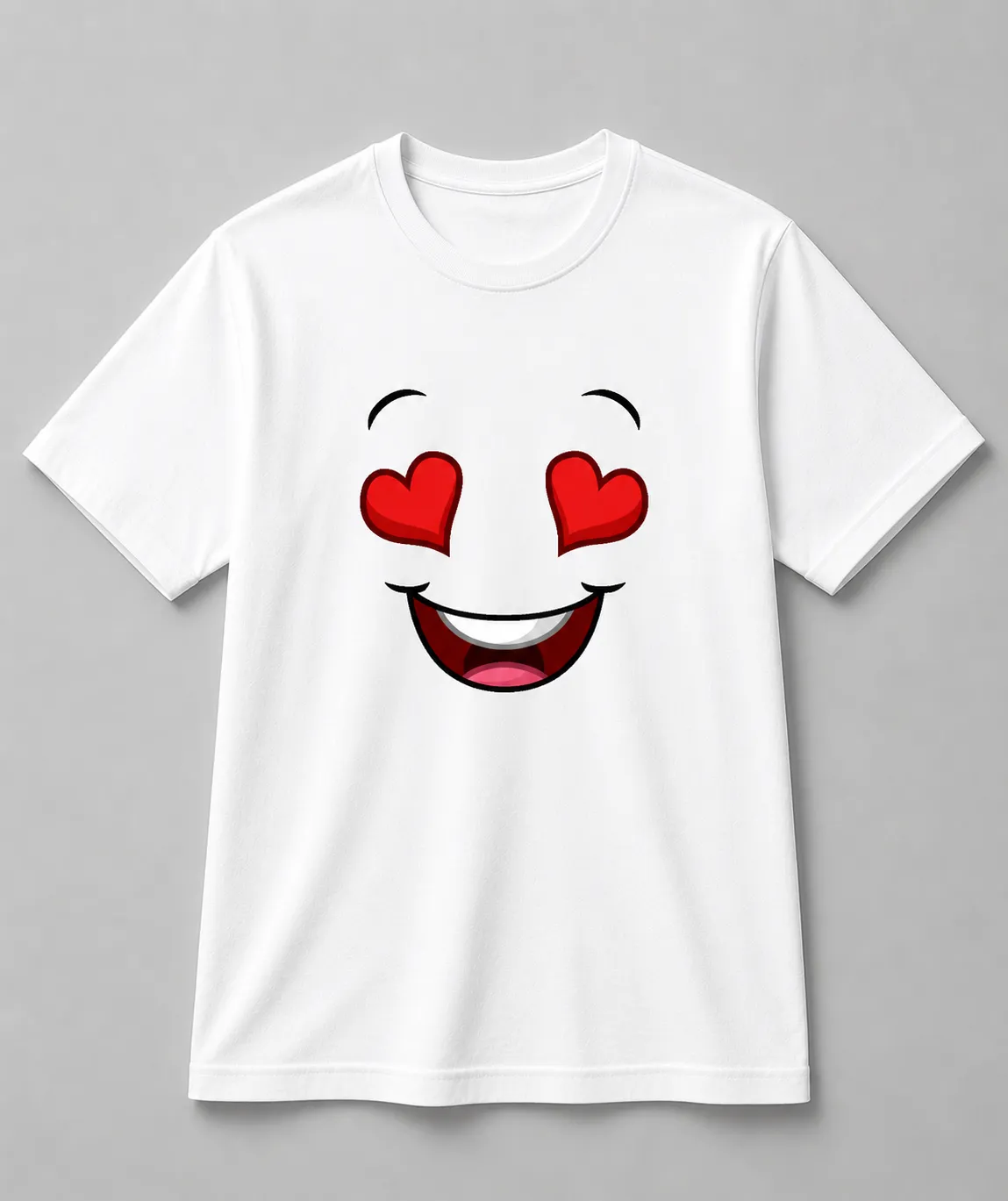Heart Eyes Emoji Face T-Shirt